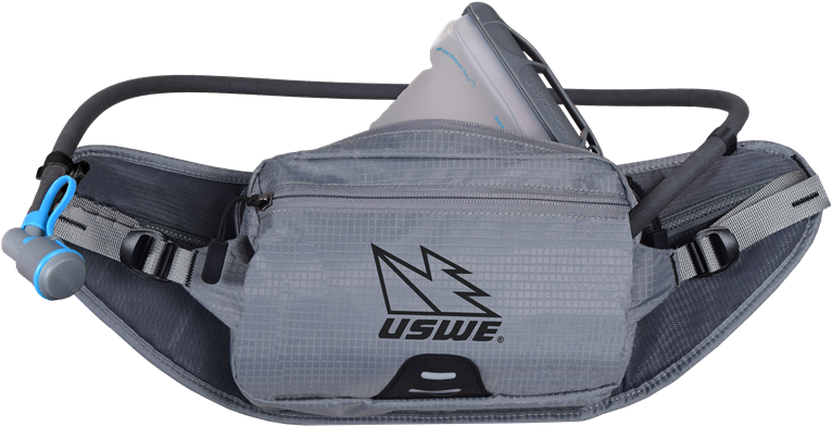 Zulo2 Grey 03 Web V2 - Hip Pack With Hydration Bladder (800x799), Png Download