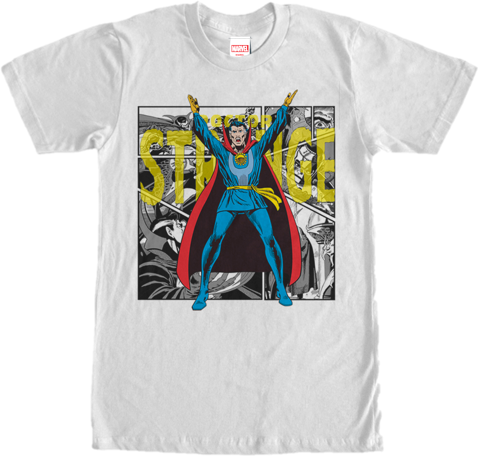 Marvel Doctor Strange Comic T-shirt - Best Gift - Webs Hoodie/t-shirt/mug Black/navy/pink/white (1000x1000), Png Download
