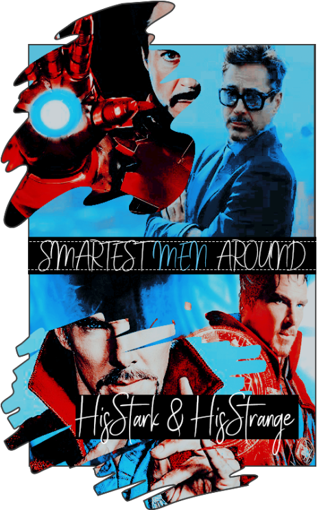 Ironman And Dr - Doctor Strange (500x741), Png Download