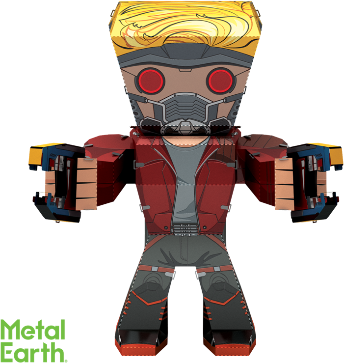 Metal Earth Legends Mini Caricature Model - Guardians Of The Galaxy (768x768), Png Download