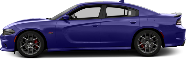 R/t 392 2018 Dodge Charger Sedan R/t - 2018 Charger Scat Pack 392 Black (640x205), Png Download