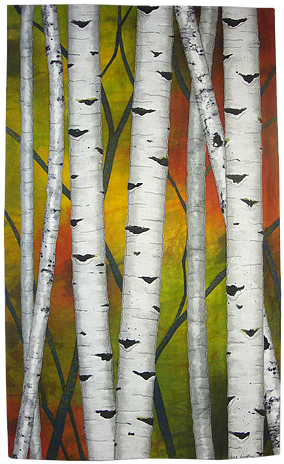 Walk In The Woods - Canoe Birch (308x485), Png Download
