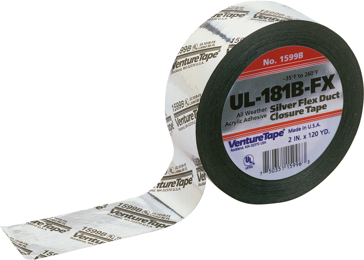 Venture 1599b Aluminum Foil Tape Ul 181b-fx - Ul 181 B (1200x1200), Png Download