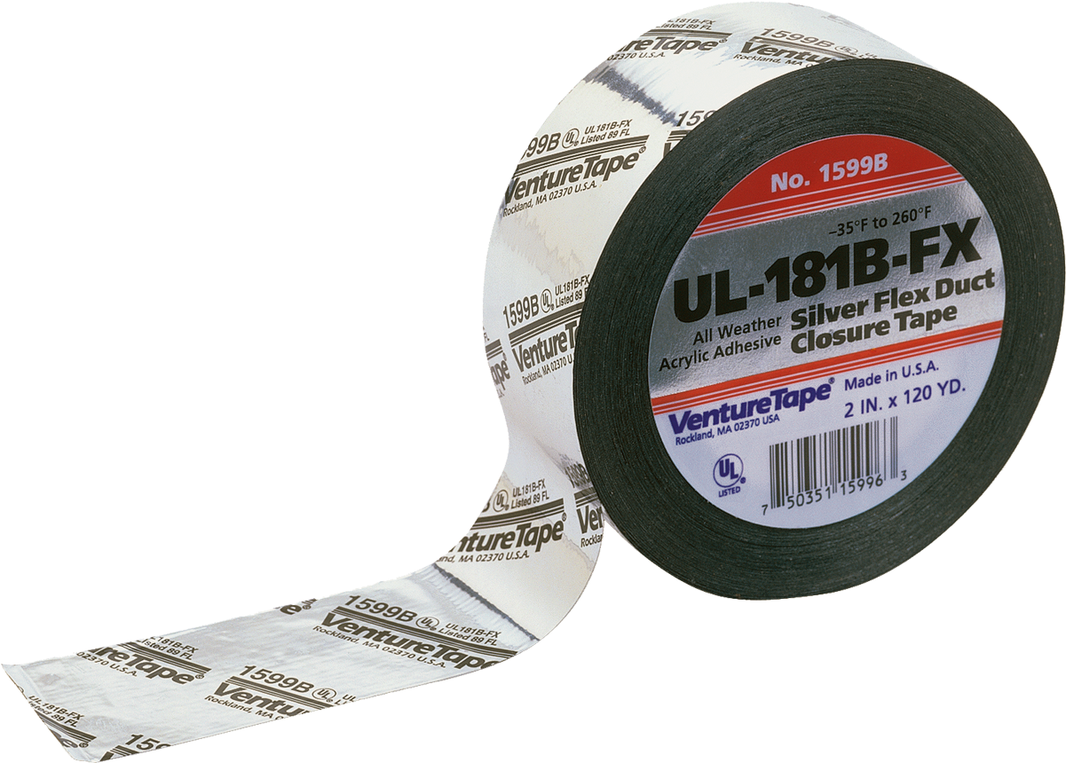 Download Venture 1599b Aluminum Foil Tape Ul 181bfx Ul 181 B PNG