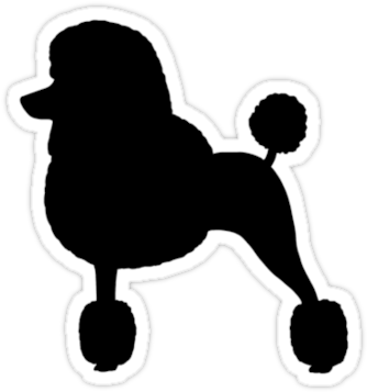 19 Poodle Clipart Printable Huge Freebie Download For - Poodle On Poodle Skirt (375x360), Png Download