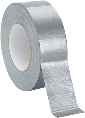 600 Series - Uline Economy Duct Tape - 2" X 60 Yds, Silver - 4 Rolls (750x410), Png Download