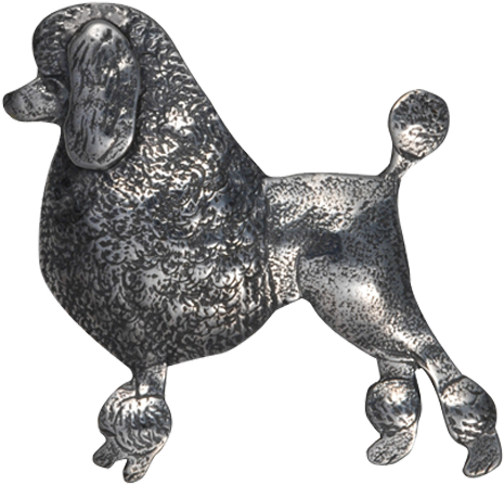 Poodle Pin/pendant (640x640), Png Download