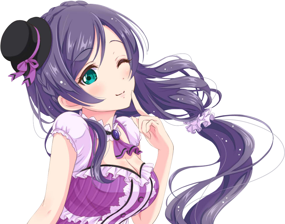 Nozomi Tojo Png - Love Live! (1024x768), Png Download