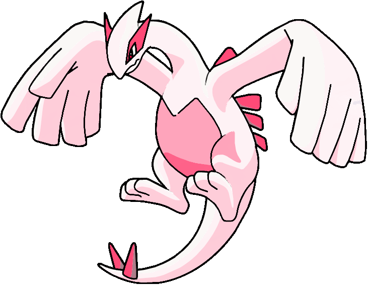 249 Lugia Os Shiny - Pokemon Lugia Shiny Png (731x566), Png Download