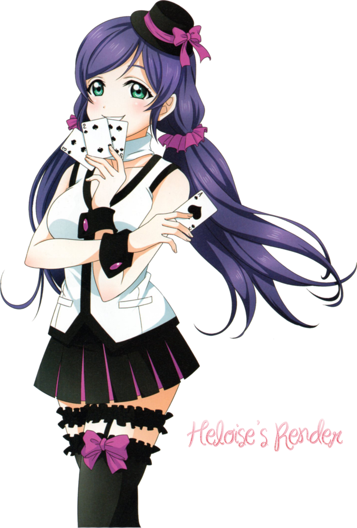 [render - Love Live Nozomi Transparent (735x1086), Png Download