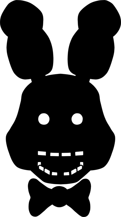 Shadow Bonnie Head By Kaizerin - Fnaf Shadow Bonnie Head (400x716), Png Download