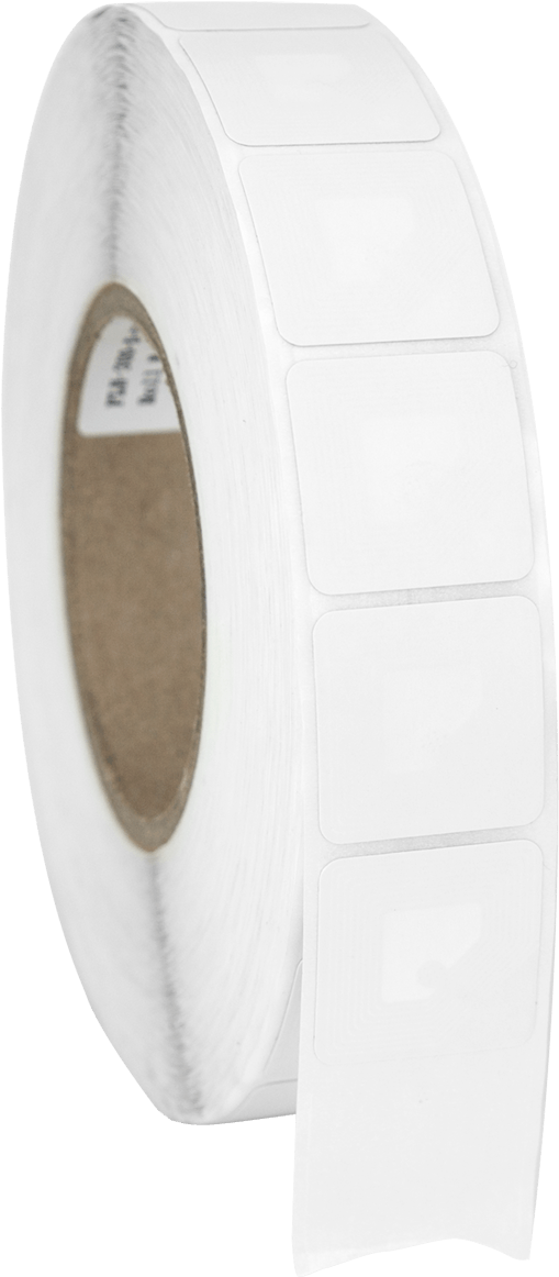 Rf 30x30mm Roll Label - Label (1200x1200), Png Download