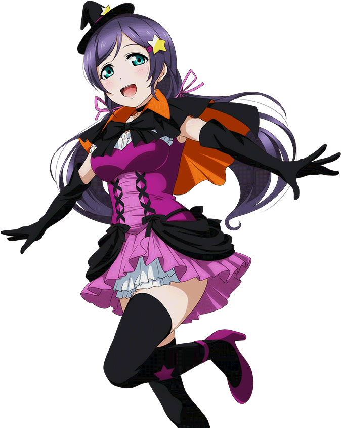 Clipart Freeuse Stock School Idol Tomodachi Cards Album - Nozomi Tojo Halloween (1024x1024), Png Download
