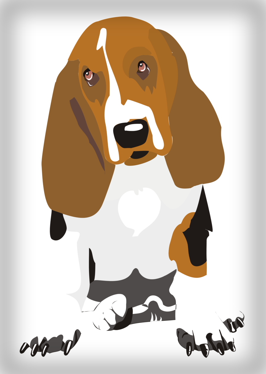 Dog In Color 1 Poster Clipart Beagle Puppy Poodle - Posterazzi Dog In Color 1 Poster Print (900x1265), Png Download