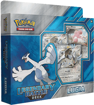 Lugia Legendary Battle Deck - Legendary Battle Deck Ho Oh (338x378), Png Download