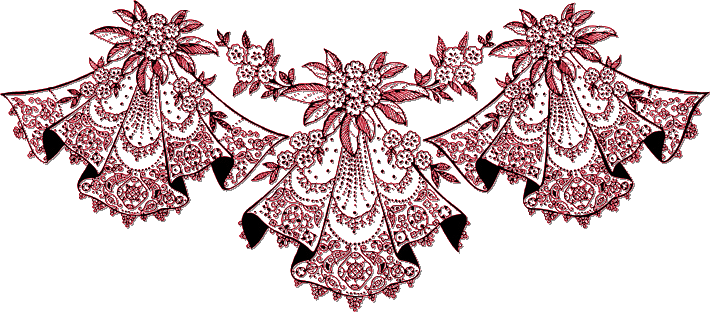 Red Lace B - Transparent Vintage Lace Png (710x312), Png Download