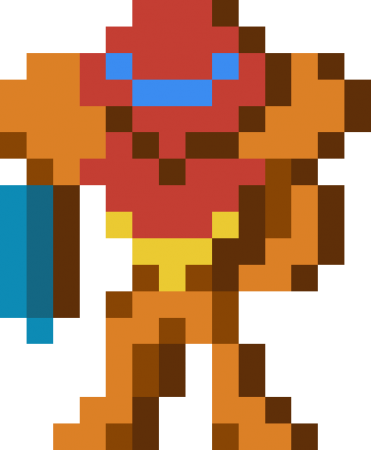 Super Mario Maker Wallpaper Games - Super Mario Maker Mystery Mushroom Samus (371x450), Png Download