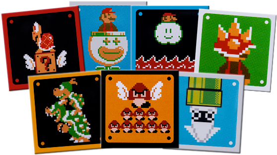 Best Buy's Pin Set Sure Has Some Interesting Elements - Mario Maker 3ds Bowser Jr (558x312), Png Download