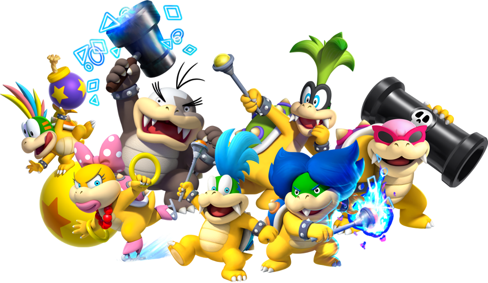 We Need The Koopalings To Be Dlc Or In Super Mario - Mario Koopalings (1000x580), Png Download