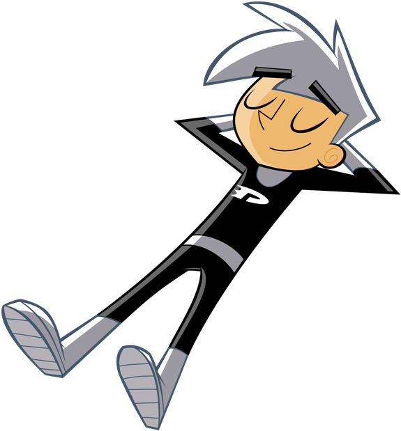 Danny Phantom Sleeping - Danny Phantom No Background (600x644), Png Download