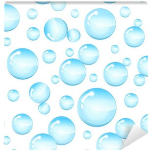 Soap Bubbles Seamless Pattern - Water Bubbles Pattern (400x400), Png Download