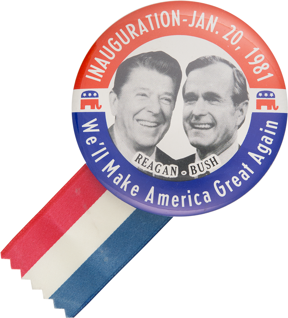 We'll Make America Great Again - Vintage Presidential Campaign Button (1000x1102), Png Download