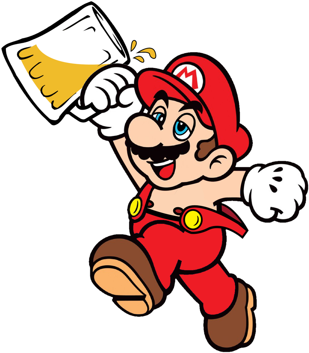 Super Mario Maker To Follow Https - Mario Clipart (1037x1200), Png Download