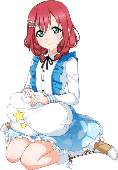 Ruby From Nico's Heavenly Unidolized I Had To Redraw - Love Live Edits Ruby (500x682), Png Download