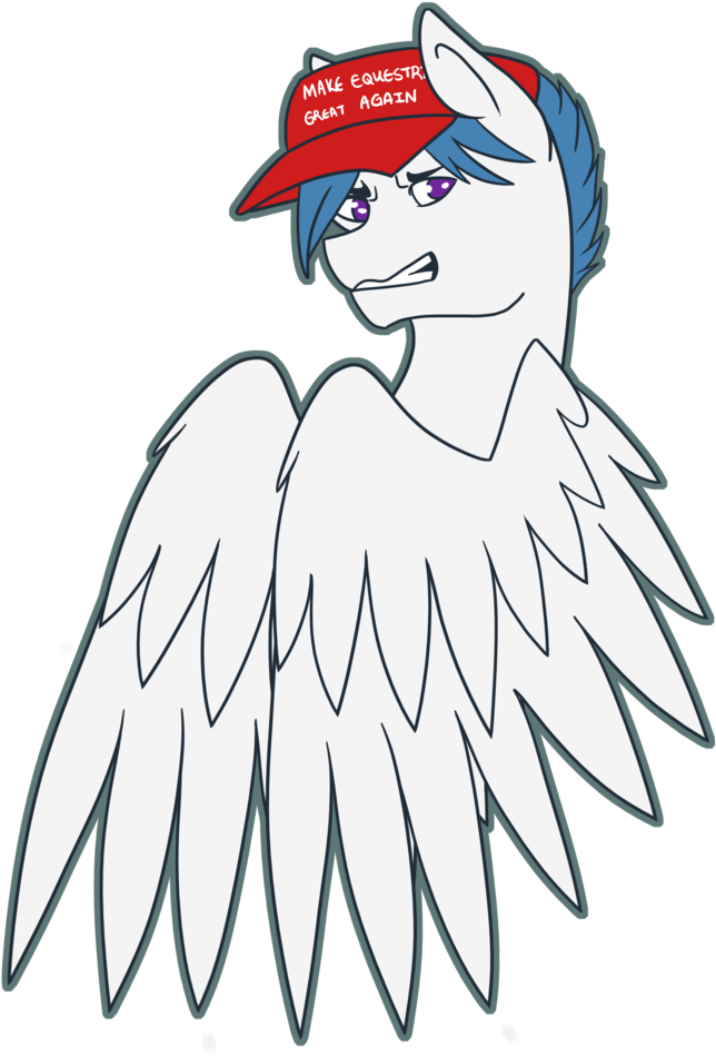 Liefsong, Hat, Hippogriff, Make America Great Again, - Cartoon (1024x1024), Png Download