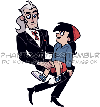 Danny Phantom Phan @gia Immerrnacht - Cartoon (400x400), Png Download