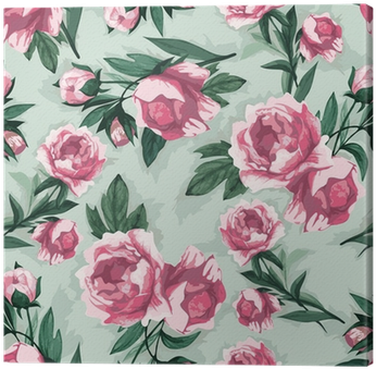 Seamless Floral Pattern With Of Pink Roses, Watercolor - Pineapple Clothing Women's Betty Set Size: Xl (400x400), Png Download