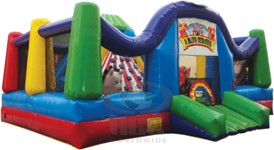 3 Ring Circus Inflatable Ride For Sale - Inflatable (600x600), Png Download