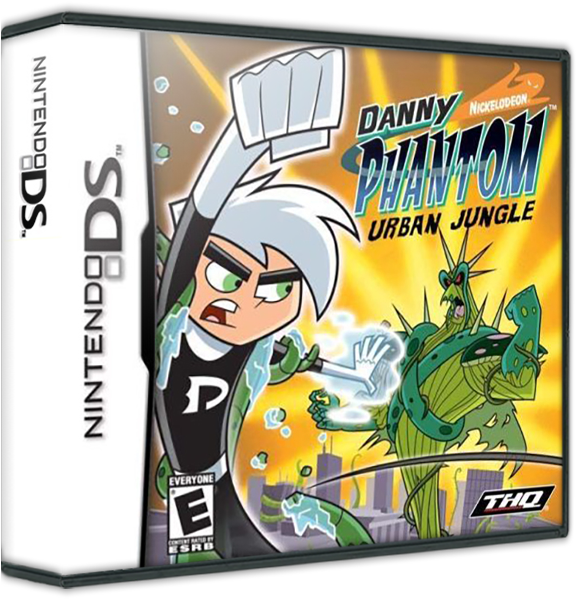 Danny Phantom - Danny Phantom Urban Jungle [nintendo Ds Game] (587x598), Png Download