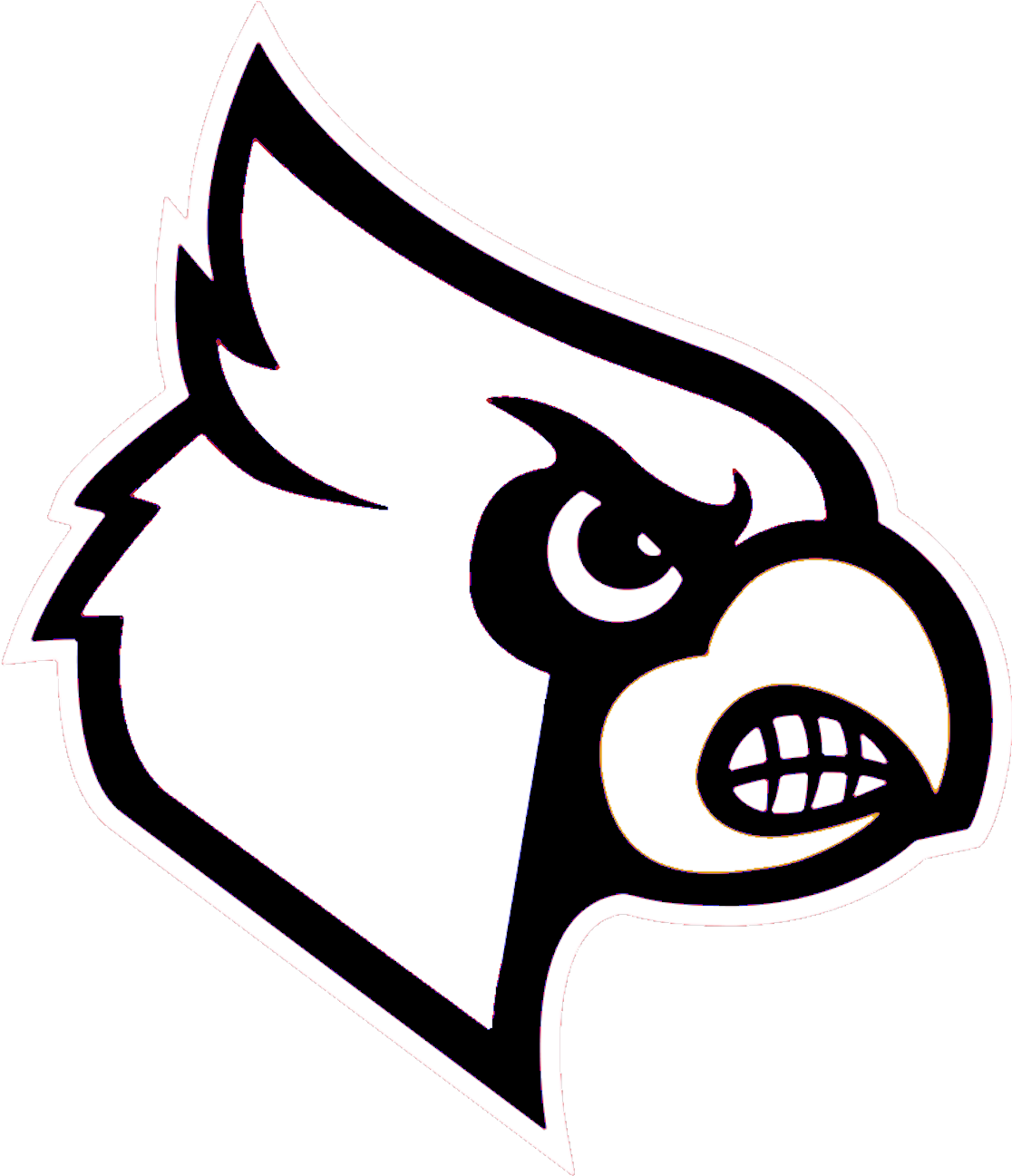 Cardinal Clipart Svg - Louisville Cardinal Logo Png (1136x1314), Png Download