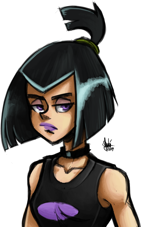 Fictional Character Supervillain - Sam Manson Sketches (484x750), Png Download