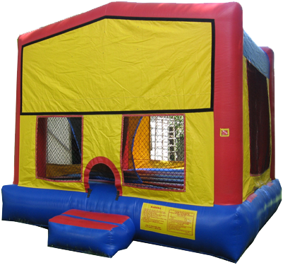 Plain Jane Moon Bounce - Plain Bounce House (400x375), Png Download