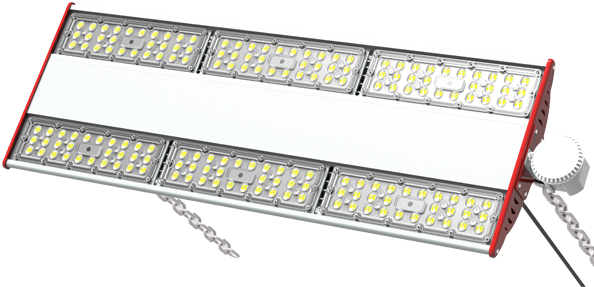 300 Watt Led Linear Industrial Highbay Fixture (600x600), Png Download