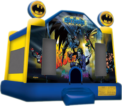 Batman Bounce House - Batman Bounce House Rental (395x346), Png Download
