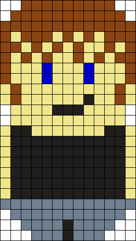 Dean Ambrose Wwe Perler Perler Bead Pattern / Bead - Wwe Perler Bead Patterns (274x484), Png Download