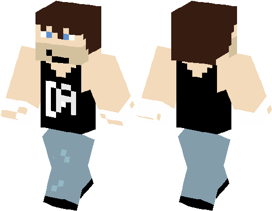 Minecraft Skin Steve Aoki (528x418), Png Download