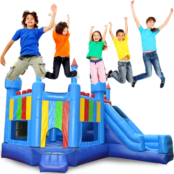 Inflatables Chicagoland - Jumping School Kids (600x600), Png Download