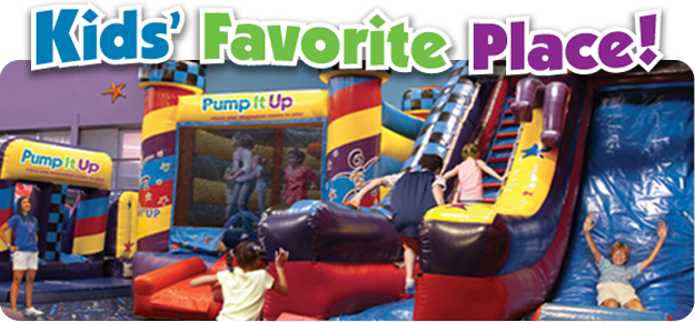 Pump It Up Brookfield - Pump It Up Hamilton Nj (625x290), Png Download