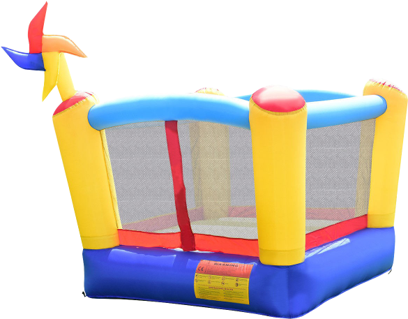 Castle Inflatable Moonwalk Bounce House With Rotating - Inflatable Castle (600x600), Png Download
