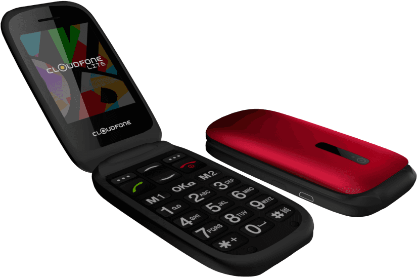 Is Cloudfone Following In The Tradition Of Labeling - Cloudfone Lite Senior Flip (1024x576), Png Download