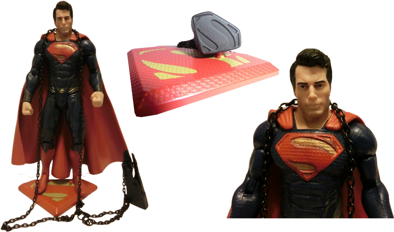 Man Of Steel Prototype Figures Premier First Look Exploders - Action Figure (1600x902), Png Download
