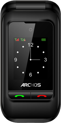 Gallery - Archos Flip Phone Phone 2.7 Inch 106g 100 Gr (1370x1000), Png Download