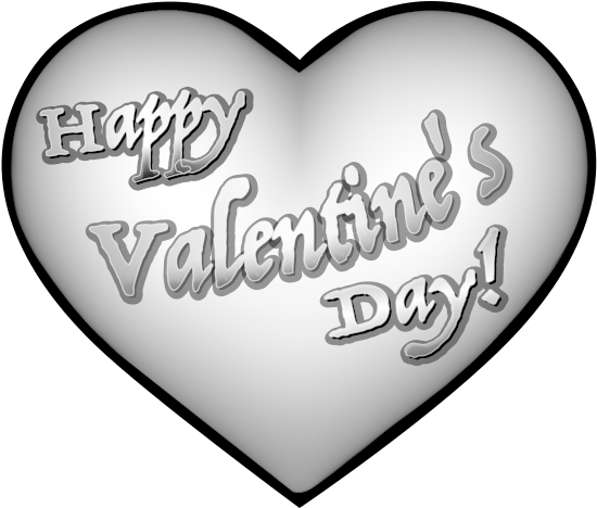 Heart - Happy Valentine Day Png 3d (800x467), Png Download
