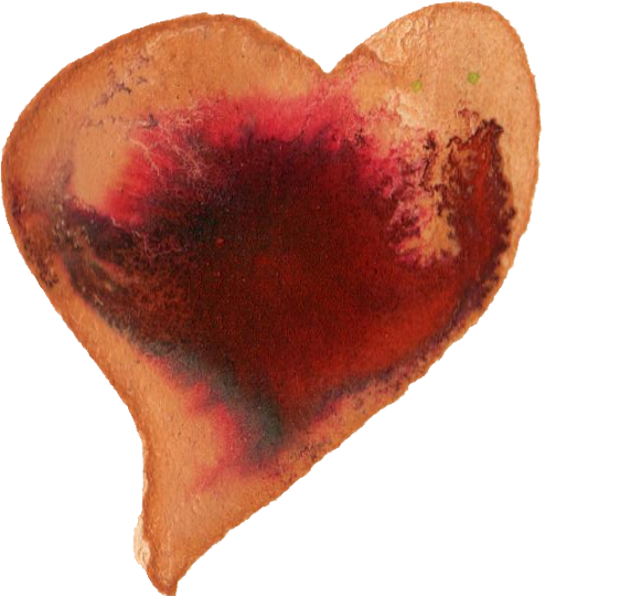 20 Watercolor Heart Vol - Heart (562x540), Png Download