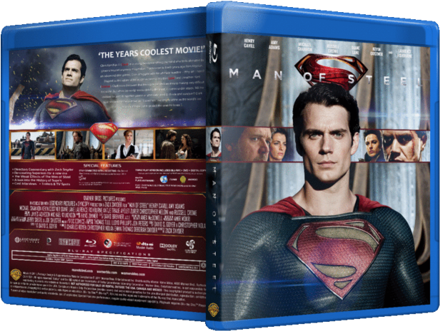 Man Of Steel Box Art Cover - Henry Cavill Superman Actor Art 32x24 Poster Decor (700x525), Png Download