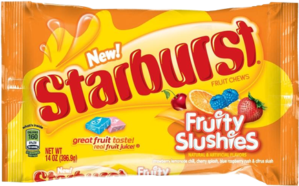 Starburst Flavors - Starburst Tropical (500x275), Png Download